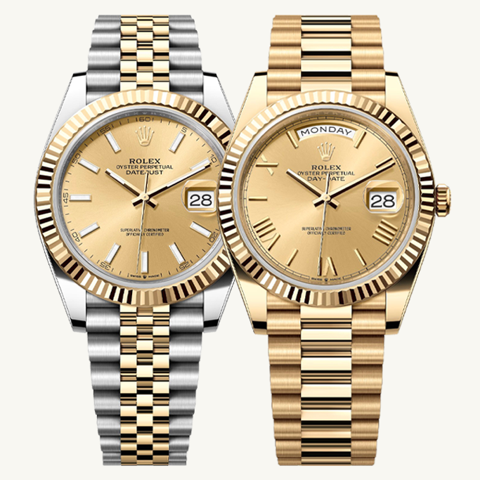 Datejust/Daydate Style Men's & Women's